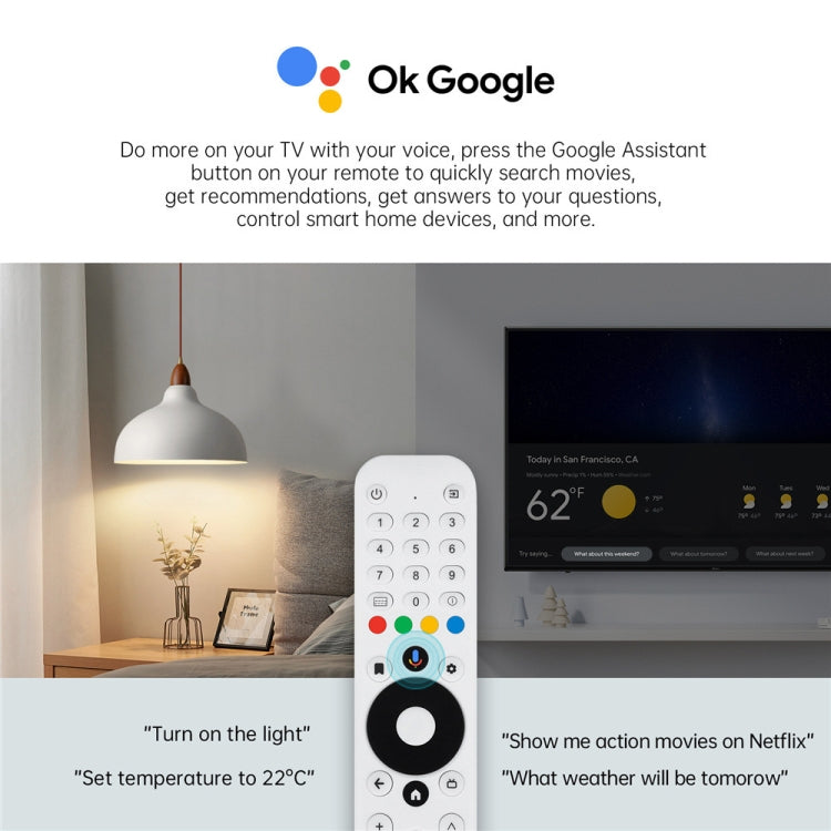 MECOOL KM2 Plus Android 11 Dual-band WiFi Smart Voice TV Box 4GB+32GB, EU Plug(White)