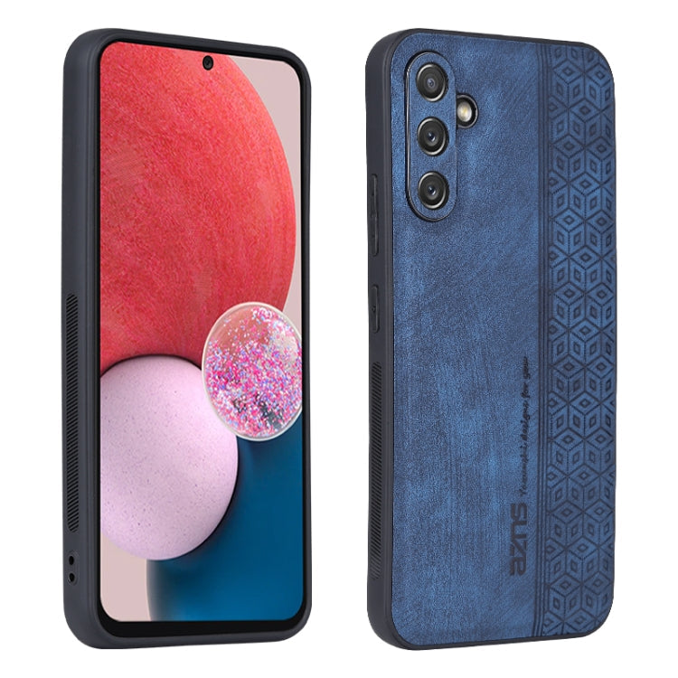 For Samsung Galaxy A54 5G AZNS 3D Embossed Skin Feel Phone Case(Sapphire Blue)