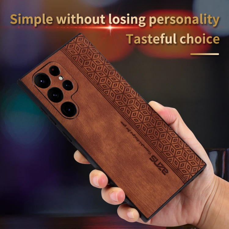 For Samsung Galaxy S24 Ultra 5G AZNS 3D Embossed Skin Feel Phone Case(Sapphire Blue)