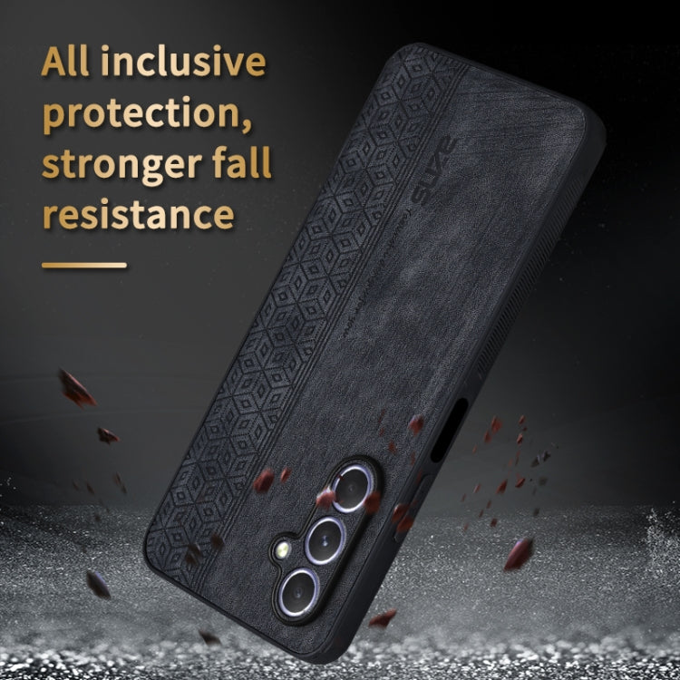 For Samsung Galaxy A25 5G AZNS 3D Embossed Skin Feel Phone Case(Purple)