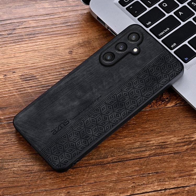 For Samsung Galaxy C55 / M55 AZNS 3D Embossed Skin Feel Phone Case(Black)