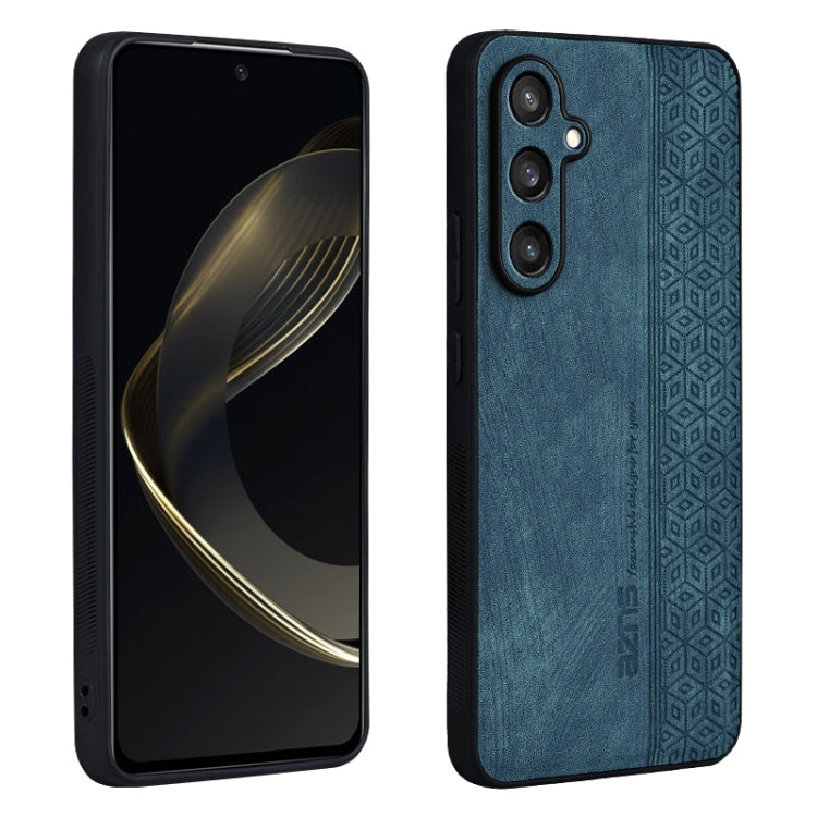 For Samsung Galaxy C55 / M55 AZNS 3D Embossed Skin Feel Phone Case(Dark Green)