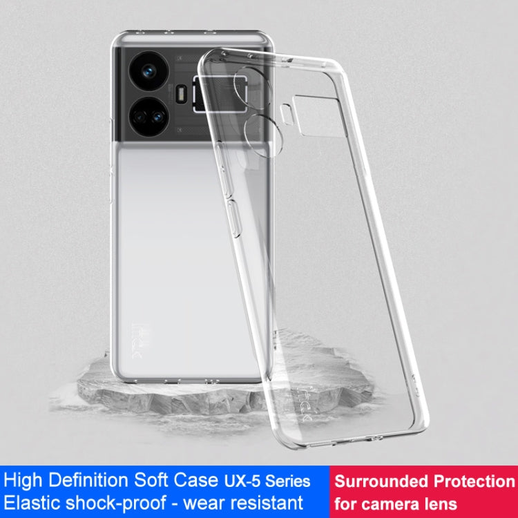 For Realme GT5 5G imak UX-5 Series Transparent Shockproof TPU Protective Case(Transparent)