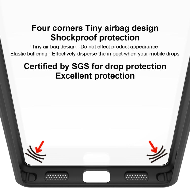 For vivo iQOO 12 5G imak UX-9A Series Four-corner Airbag Shockproof Phone Case