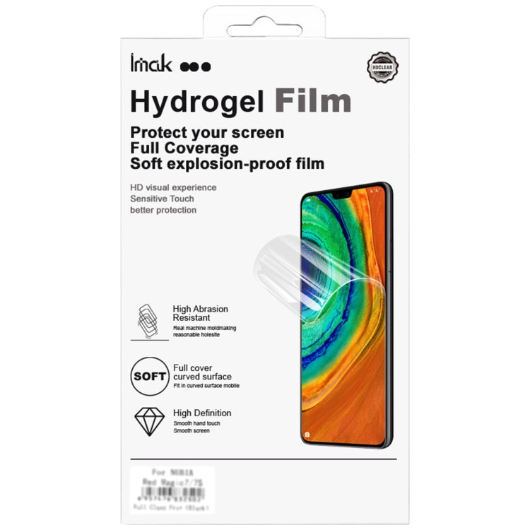 For Motorola Edge 50 Ultra 5G 2pcs imak Curved Full Screen Hydrogel Film Protector