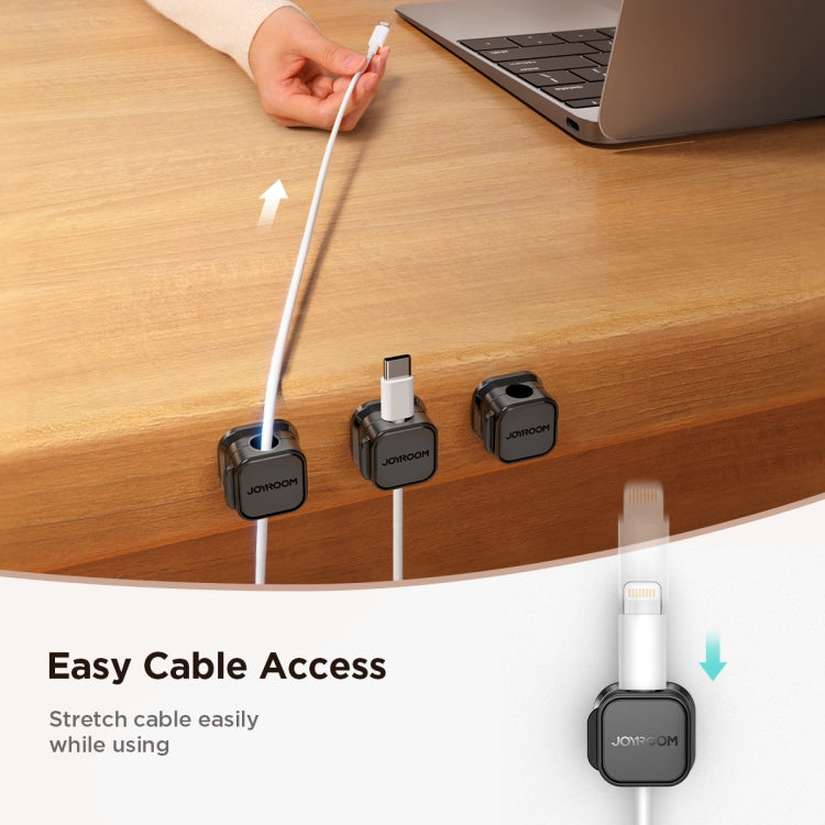 JOYROOM JR-ZS368 Magnetic Data Cable Organizing Bracket(White)