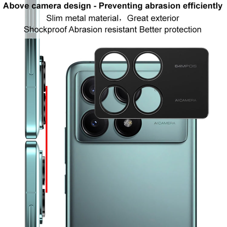 For Xiaomi POCO X6 Pro 5G IMAK Metal Camera Lens Protector Cover