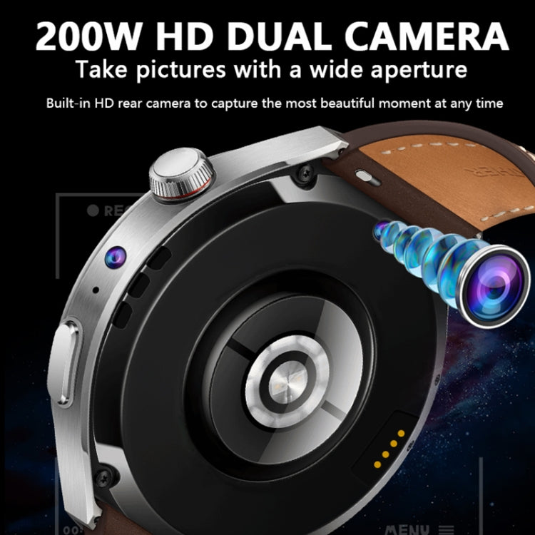 1.53" Front Camera Smart Watch with SIM Support & 4G-Style Storage Options