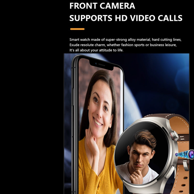 1.53" Front Camera Smart Watch with SIM Support & 4G-Style Storage Options