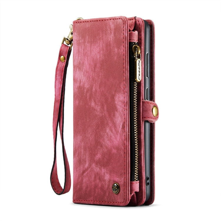 For Samsung Galaxy S24+ 5G CaseMe 008 Detachable Multifunctional Leather Phone Case(Red)