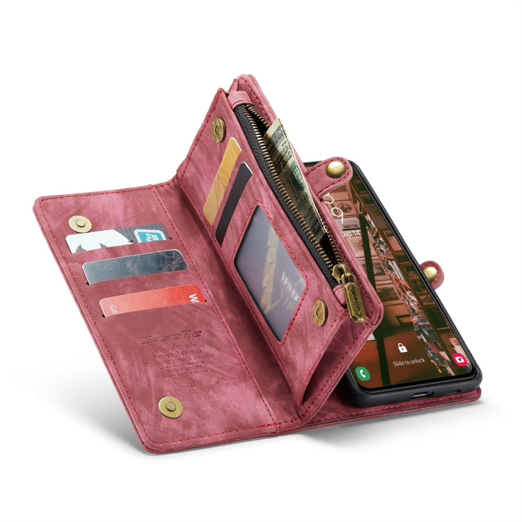For Samsung Galaxy S24+ 5G CaseMe 008 Detachable Multifunctional Leather Phone Case(Red)