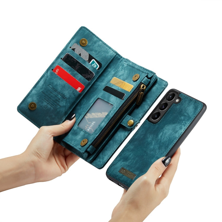 For Samsung Galaxy S24+ 5G CaseMe 008 Detachable Multifunctional Leather Phone Case(Blue)