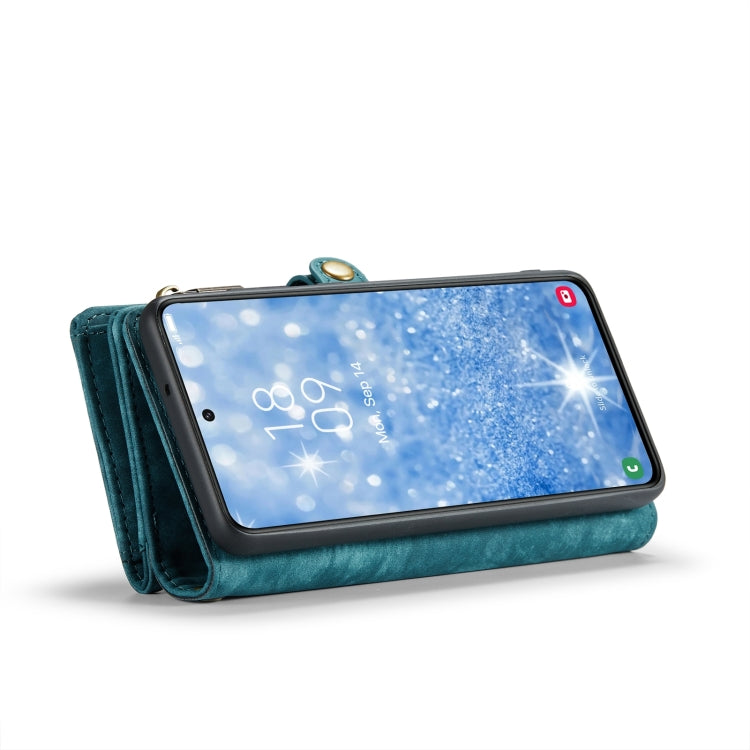 For Samsung Galaxy S24 5G CaseMe 008 Detachable Multifunctional Leather Phone Case(Blue)