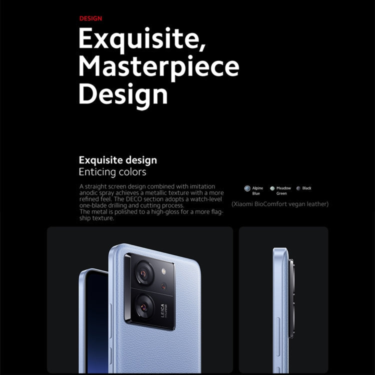 [HK Warehouse] Xiaomi 13T Pro Global, 12GB+512GB, 6.67 inch MIUI 14 MediaTek Dimensity 9200+ Octa Core 3.35GHz, NFC, Network: 5G, Leica Lens(Black)