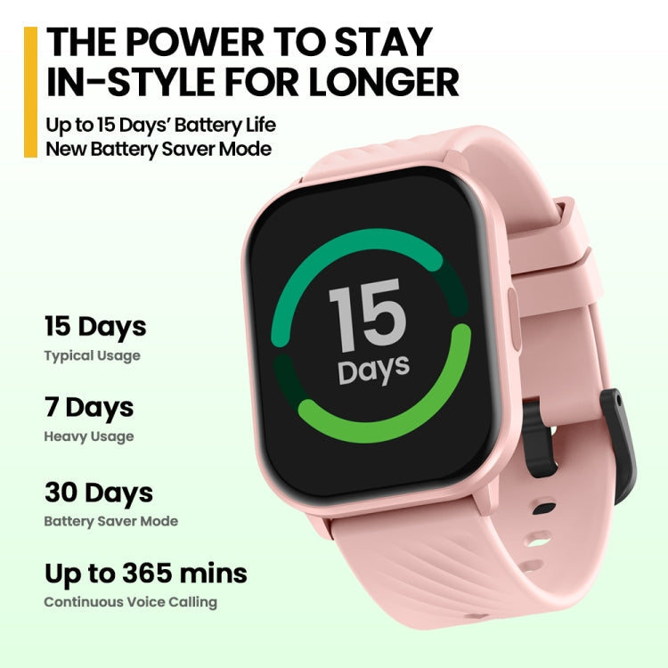 Zeblaze GTS 3 2.03 inch IP68 Waterproof Smart Bluetooth Call Watch(Pink)