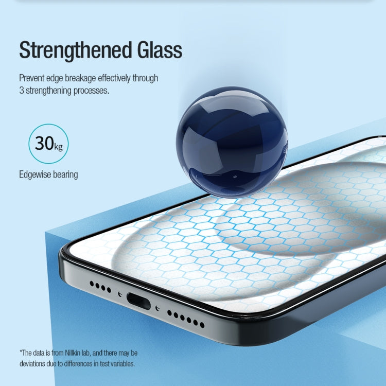 For iPhone 15 Plus 10pcs NILLKIN Chang Series Tempered Glass Protective Film