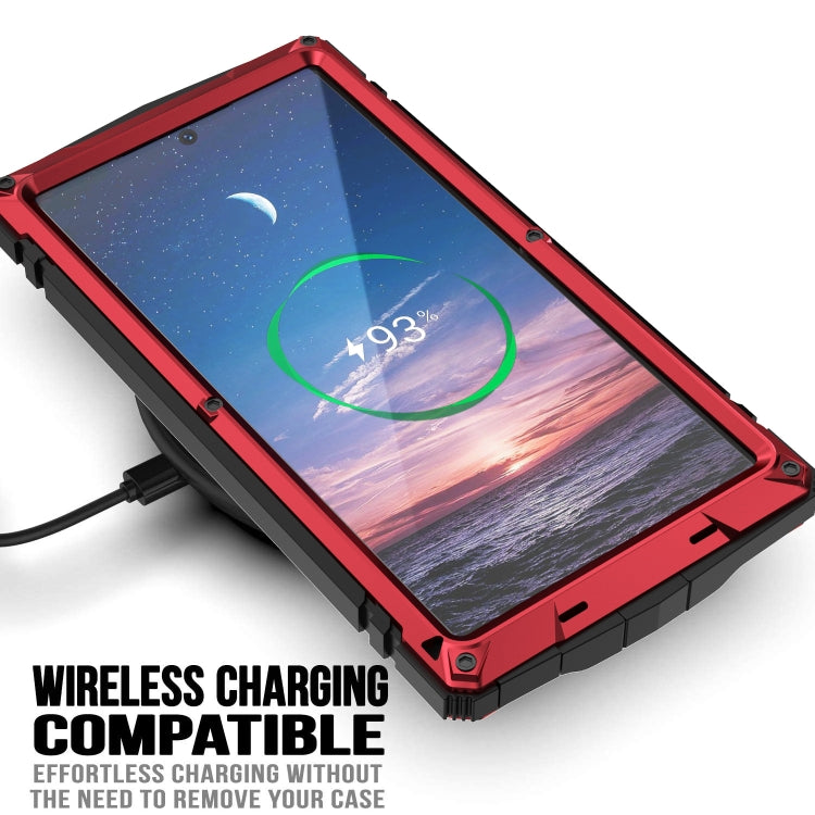 For Samsung Galaxy S24 Ultra 5G R-JUST Life Waterproof Dustproof Shockproof Phone Case(Red)