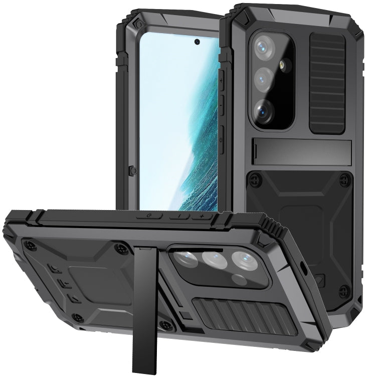 For Samsung Galaxy S24+ 5G R-JUST Life Waterproof Dustproof Shockproof Phone Case(Black)