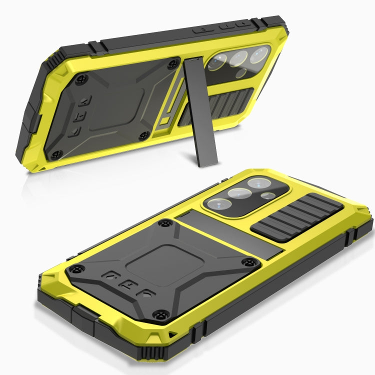 For Samsung Galaxy S24+ 5G R-JUST Life Waterproof Dustproof Shockproof Phone Case(Yellow)