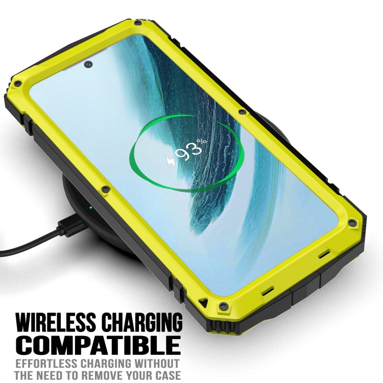 For Samsung Galaxy S24+ 5G R-JUST Life Waterproof Dustproof Shockproof Phone Case(Yellow)