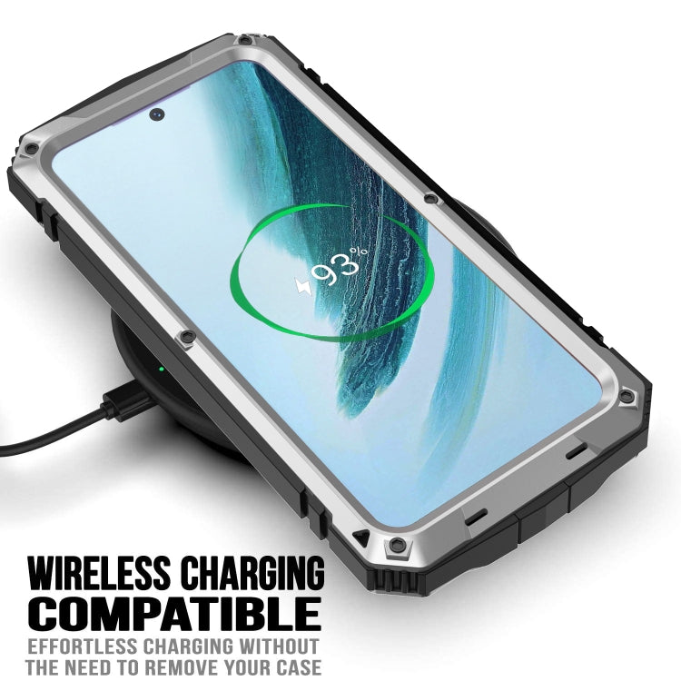 For Samsung Galaxy S24+ 5G R-JUST Life Waterproof Dustproof Shockproof Phone Case(Silver)