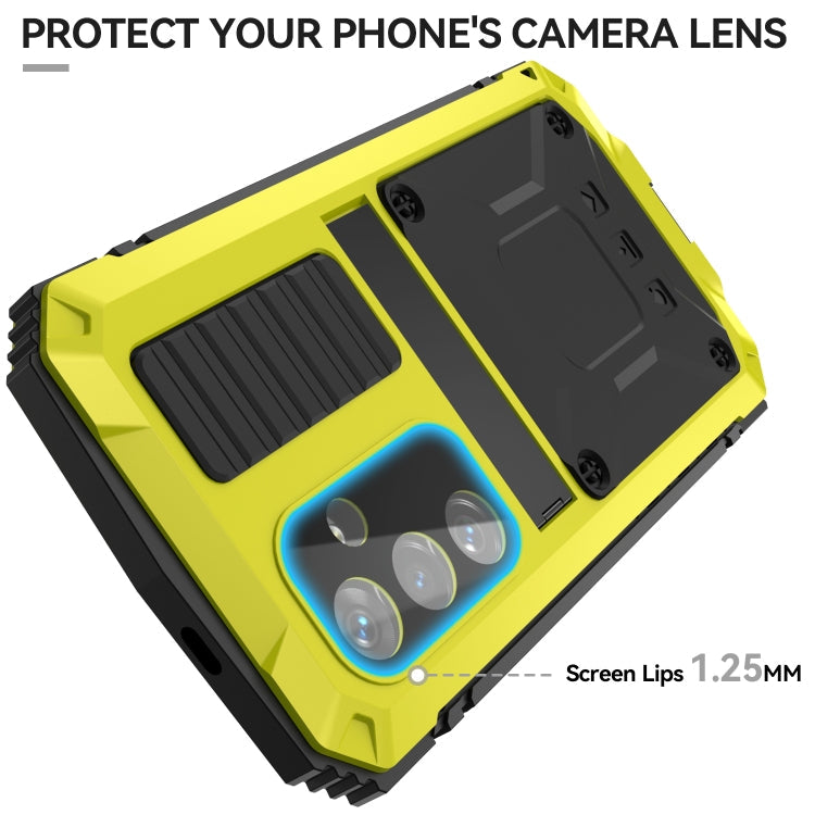 For Samsung Galaxy S24 5G R-JUST Life Waterproof Dustproof Shockproof Phone Case(Yellow)