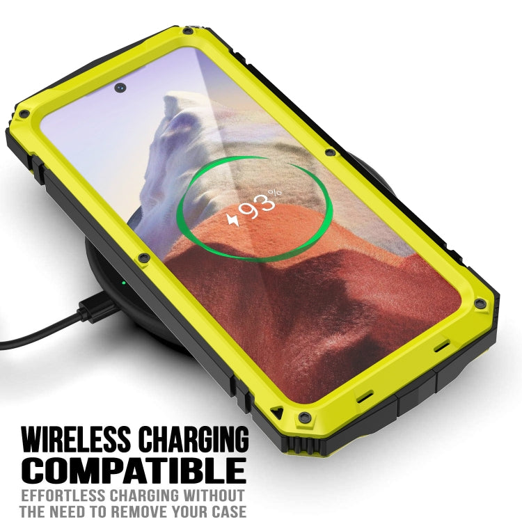 For Samsung Galaxy S24 5G R-JUST Life Waterproof Dustproof Shockproof Phone Case(Yellow)