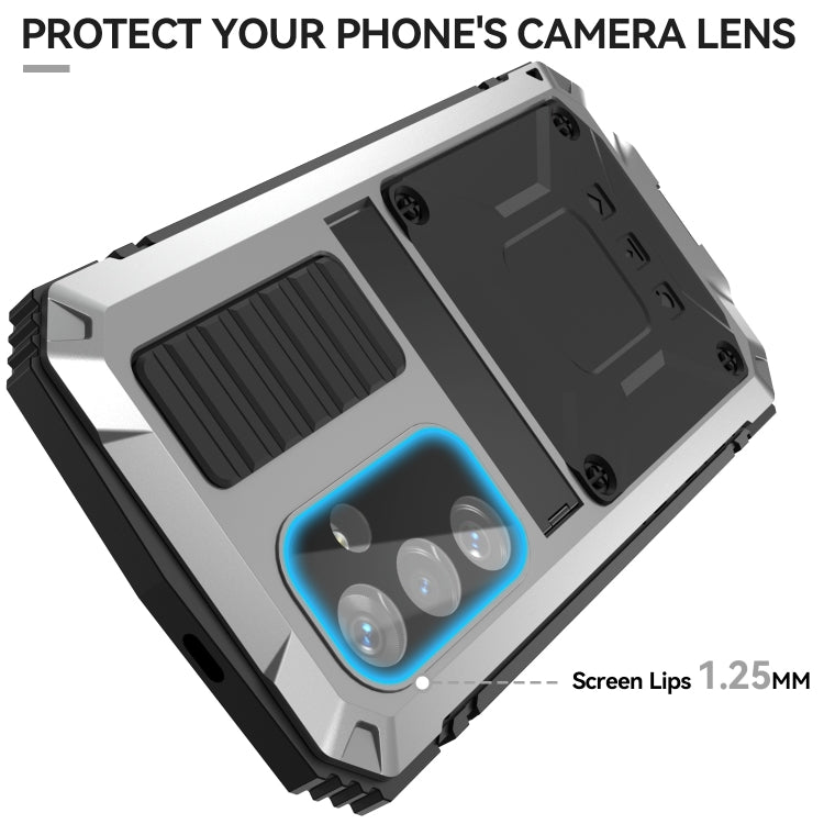 For Samsung Galaxy S24 5G R-JUST Life Waterproof Dustproof Shockproof Phone Case(Silver)