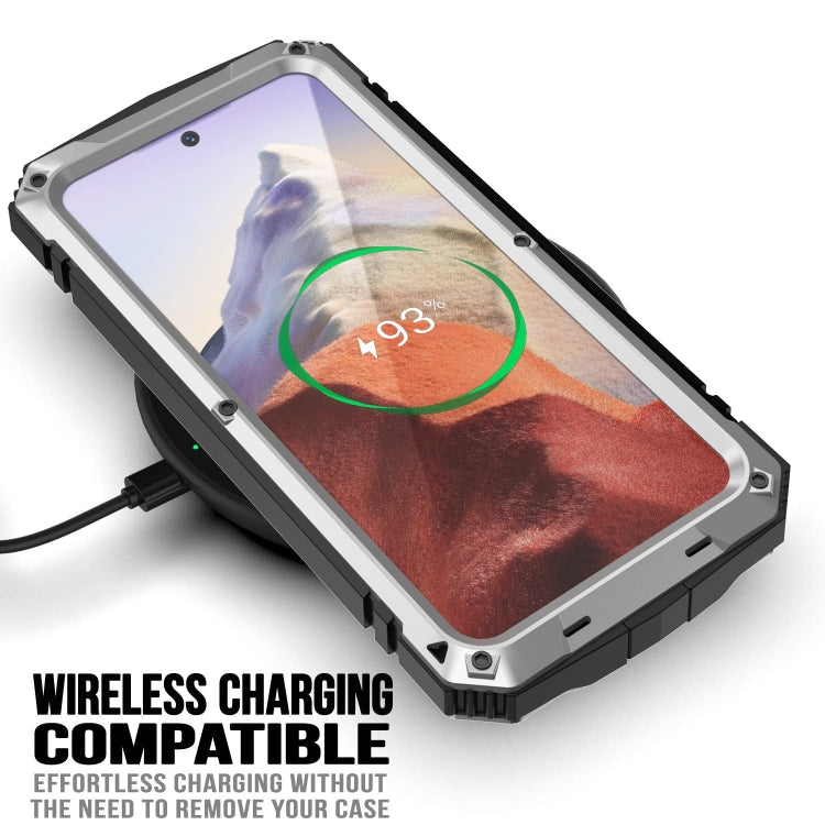 For Samsung Galaxy S24 5G R-JUST Life Waterproof Dustproof Shockproof Phone Case(Silver)