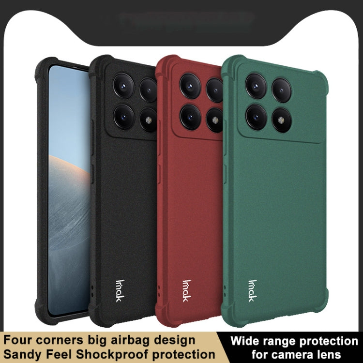 For Xiaomi Redmi K70 5G / K70 Pro 5G imak Shockproof Airbag TPU Phone Case(Matte Black)