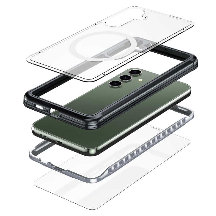 For Samsung Galaxy S23 FE 5G RedPepper Life Waterproof MagSafe Phone Case(Black)
