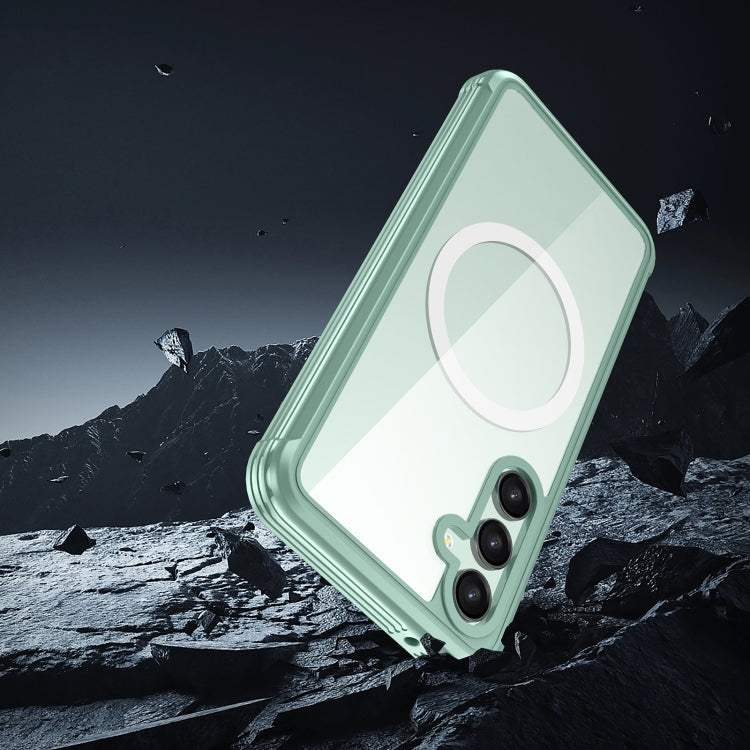 For Samsung Galaxy S23 FE 5G RedPepper Life Waterproof MagSafe Phone Case(Green)