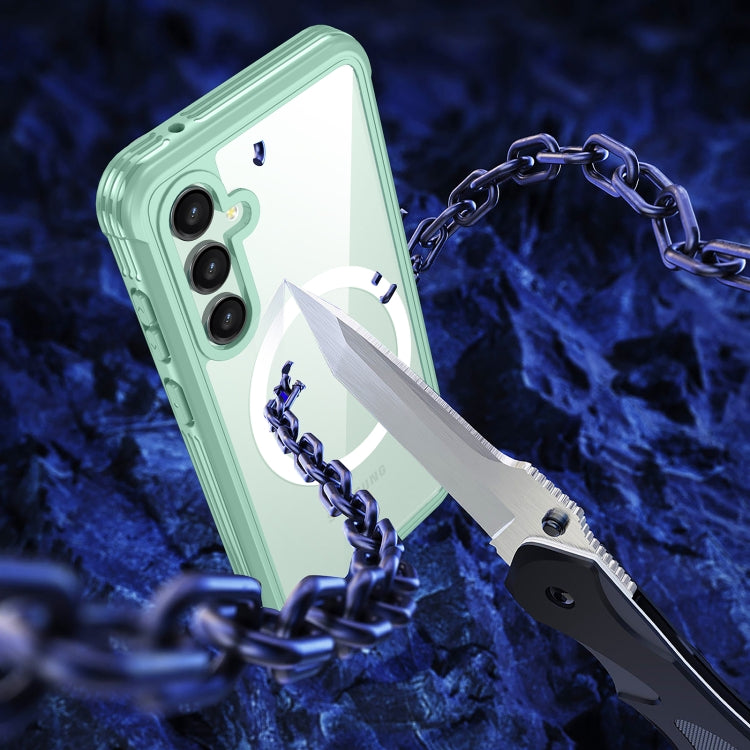 For Samsung Galaxy S23 FE 5G RedPepper Life Waterproof MagSafe Phone Case(Green)