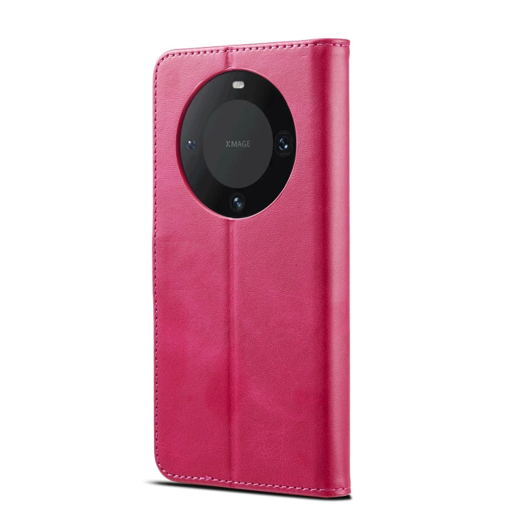 For Huawei Mate 60 Pro / 60 Pro+ LC.IMEEKE Calf Texture Leather Phone Case(Red)