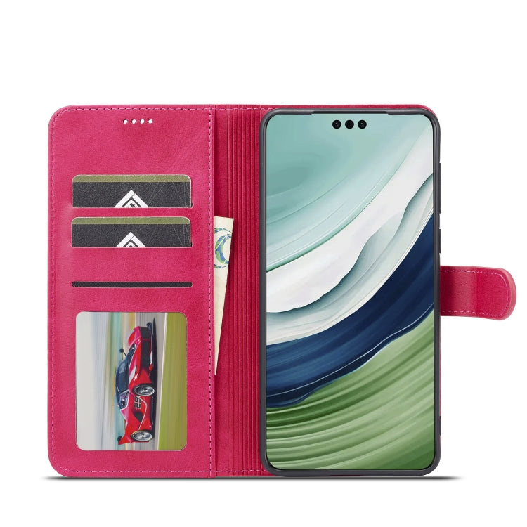For Huawei Mate 60 Pro / 60 Pro+ LC.IMEEKE Calf Texture Leather Phone Case(Red)