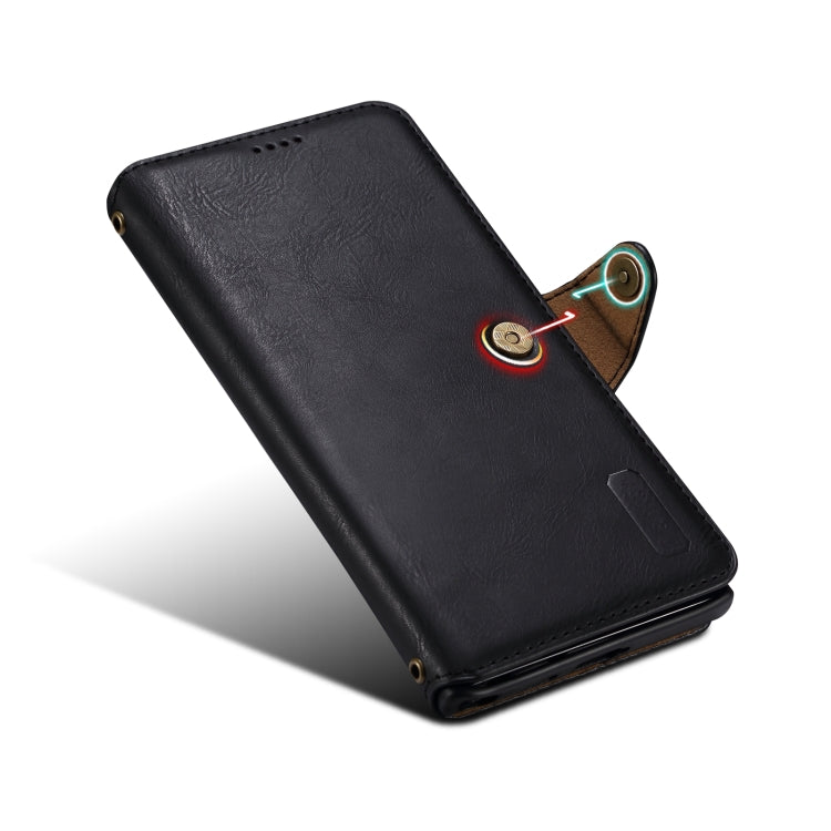 For Samsung Galaxy S23 Ultra 5G Denior Cowhide Texture Wallet Style Leather Phone Case(Black)