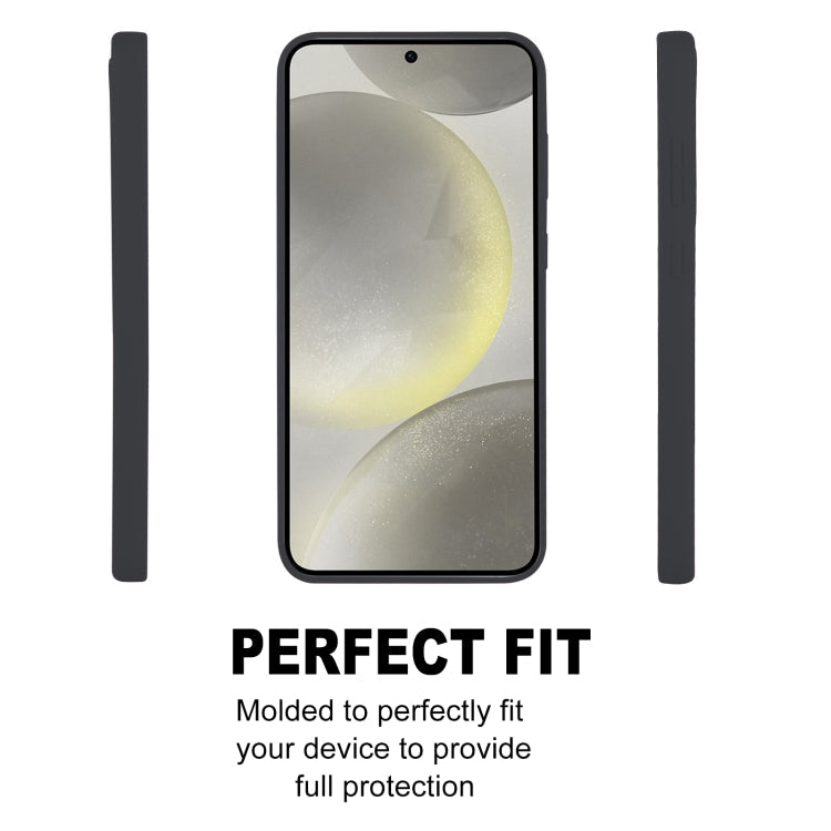 For Samsung Galaxy S24 5G GOOSPERY SOFT FEELING Liquid TPU Soft Phone Case(Black)