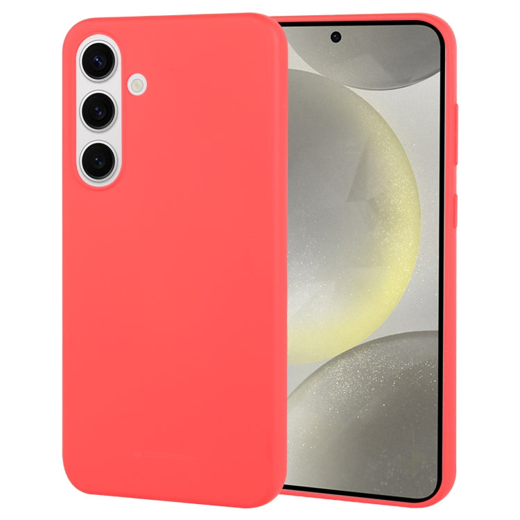 For Samsung Galaxy S24 5G GOOSPERY SOFT FEELING Liquid TPU Soft Phone Case(Red)