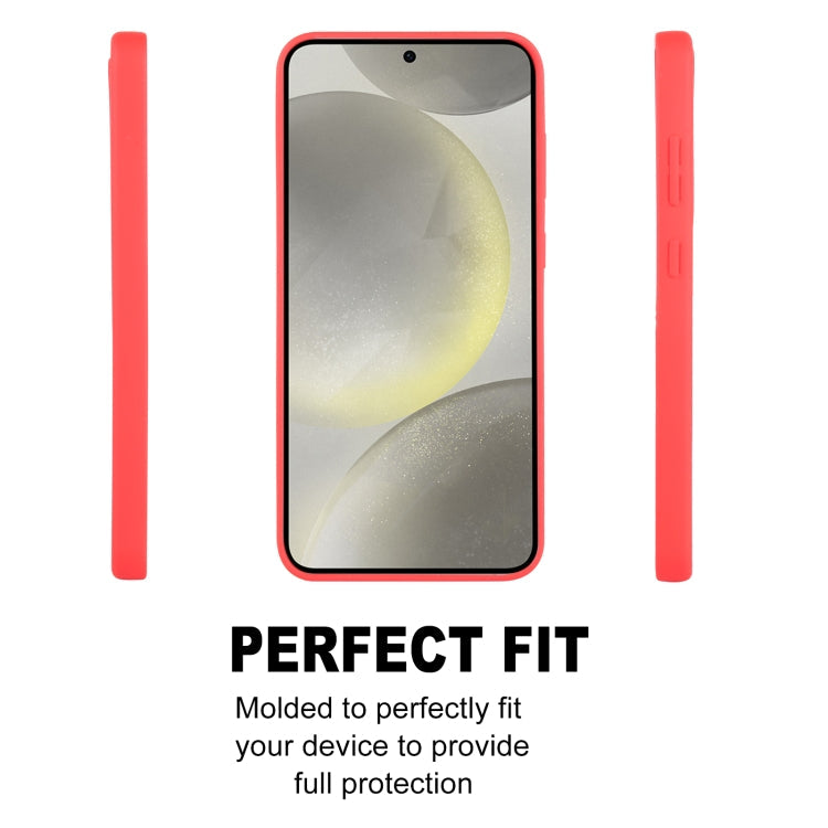 For Samsung Galaxy S24 5G GOOSPERY SOFT FEELING Liquid TPU Soft Phone Case(Red)