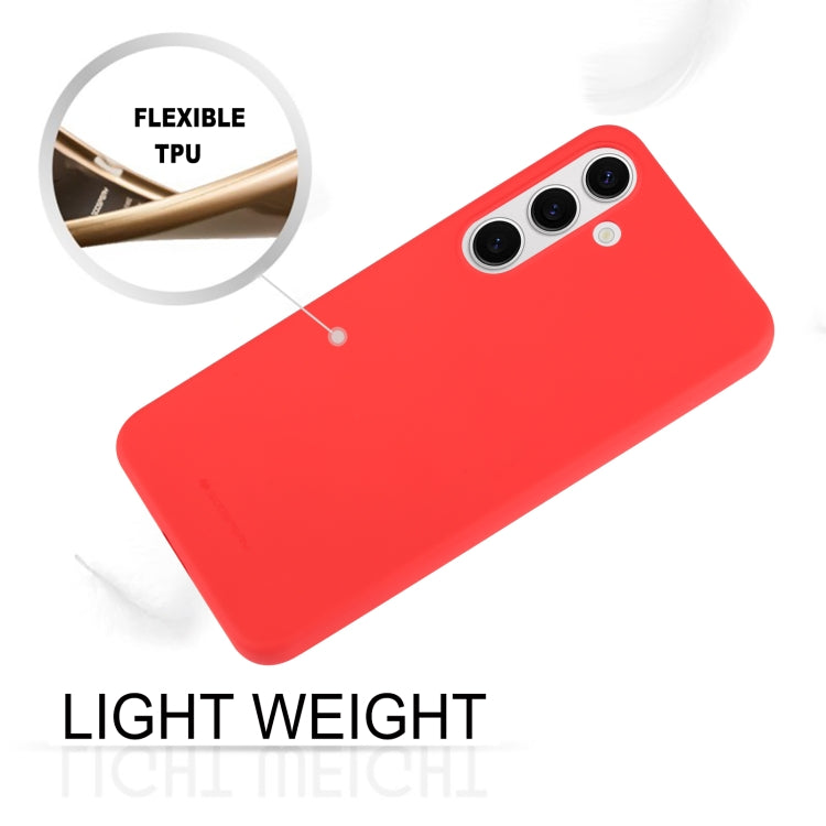 For Samsung Galaxy S24 5G GOOSPERY SOFT FEELING Liquid TPU Soft Phone Case(Red)