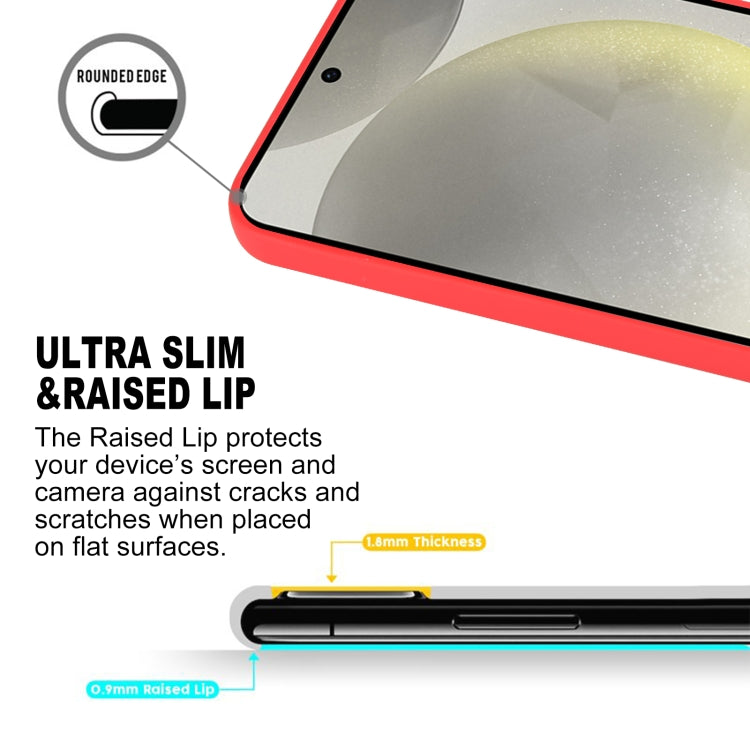 For Samsung Galaxy S24 5G GOOSPERY SOFT FEELING Liquid TPU Soft Phone Case(Red)