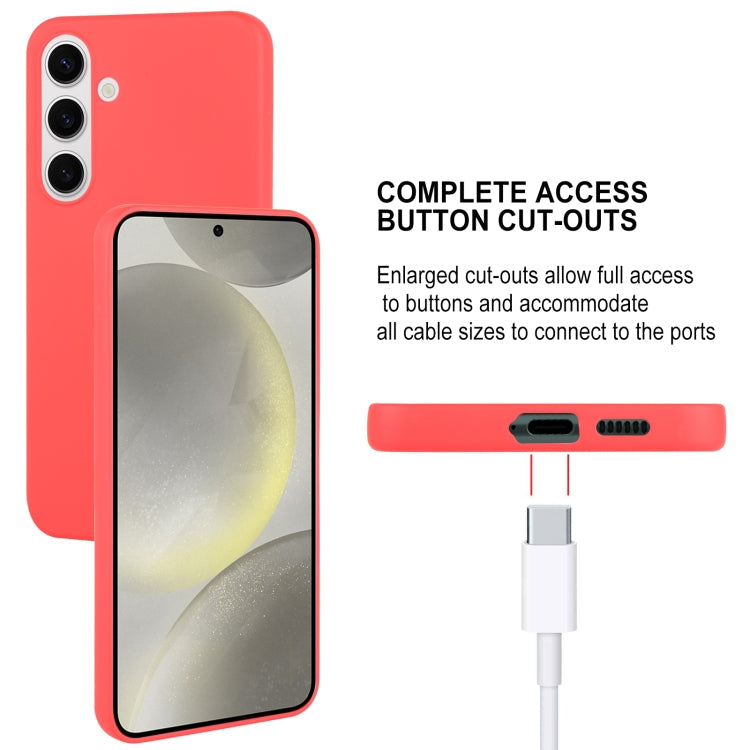 For Samsung Galaxy S24 5G GOOSPERY SOFT FEELING Liquid TPU Soft Phone Case(Red)