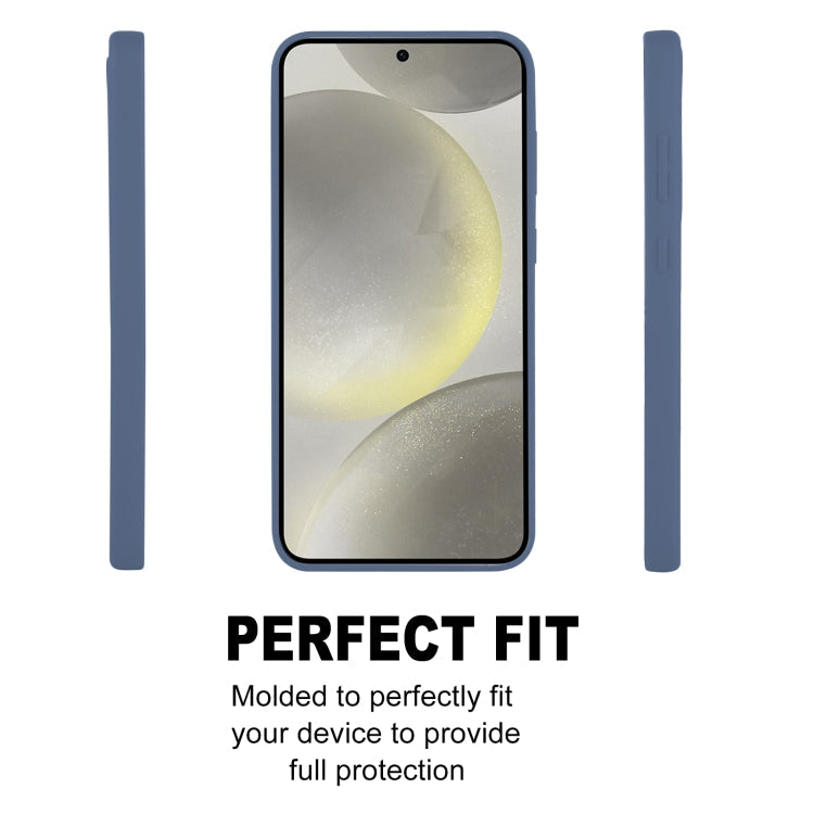 For Samsung Galaxy S24 5G GOOSPERY SOFT FEELING Liquid TPU Soft Phone Case(Dark Blue)