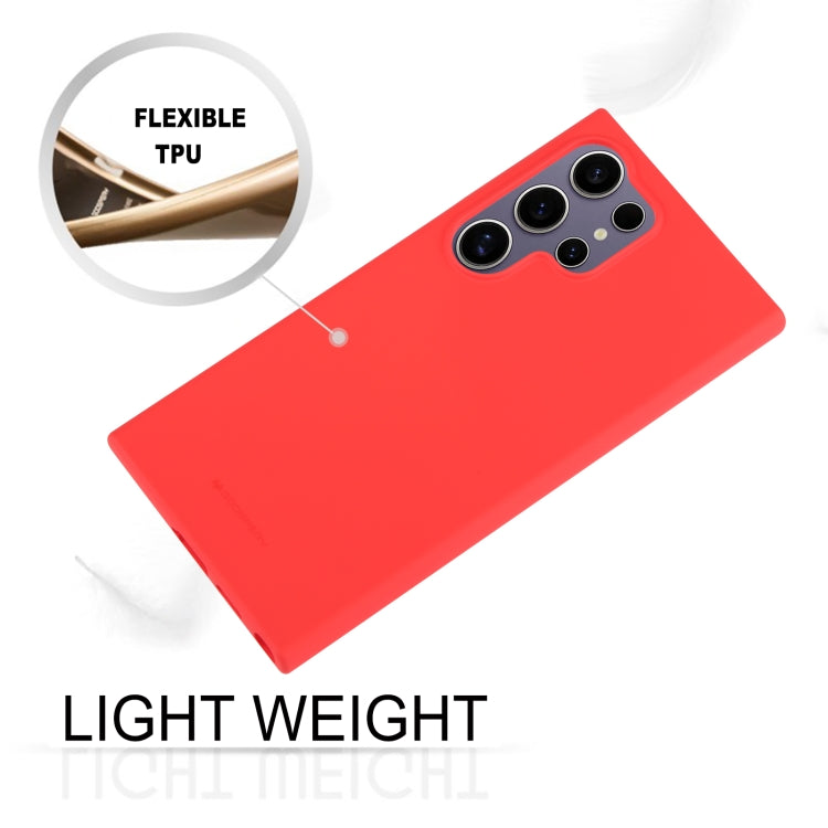 For Samsung Galaxy S24 Ultra 5G GOOSPERY SOFT FEELING Liquid TPU Soft Phone Case(Red)