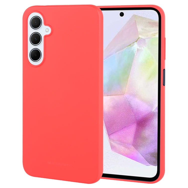 For Samsung Galaxy A35 GOOSPERY SOFT FEELING Liquid TPU Soft Phone Case(Red)