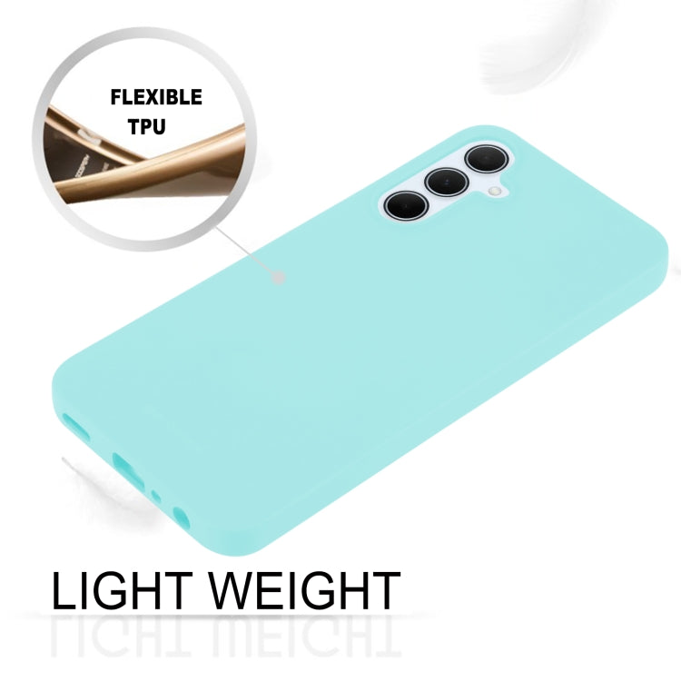 For Samsung Galaxy A35 GOOSPERY SOFT FEELING Liquid TPU Soft Phone Case(Mint Green)