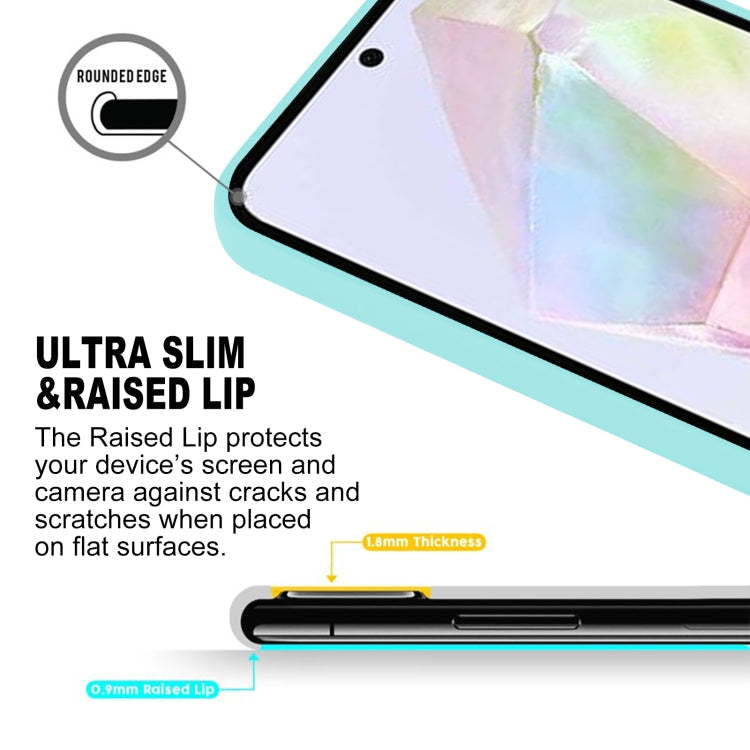 For Samsung Galaxy A35 GOOSPERY SOFT FEELING Liquid TPU Soft Phone Case(Mint Green)