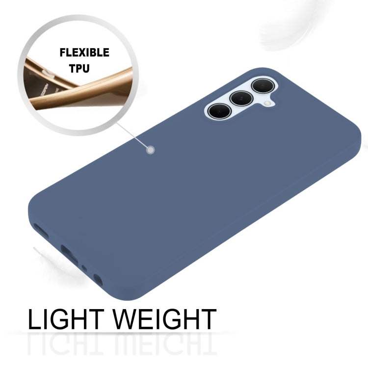 For Samsung Galaxy A35 GOOSPERY SOFT FEELING Liquid TPU Soft Phone Case(Dark Blue)