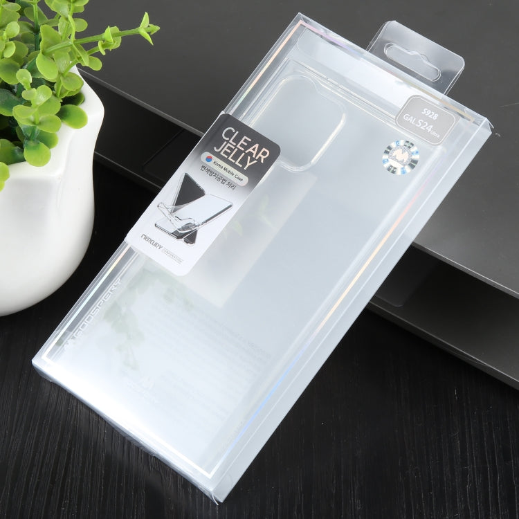 For Samsung Galaxy S24 Ultra 5G GOOSPERY CLEAR JELLY Transparent TPU Soft Phone Case