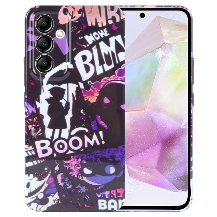 Painted Pattern Precise Hole PC Phone Case, For Samsung Galaxy A35 5G